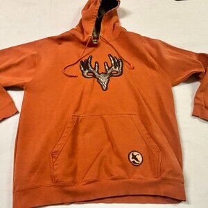 ~~Vintage Real Tree Camouflage Gander Mountain Embroidered Hoodie Mens L